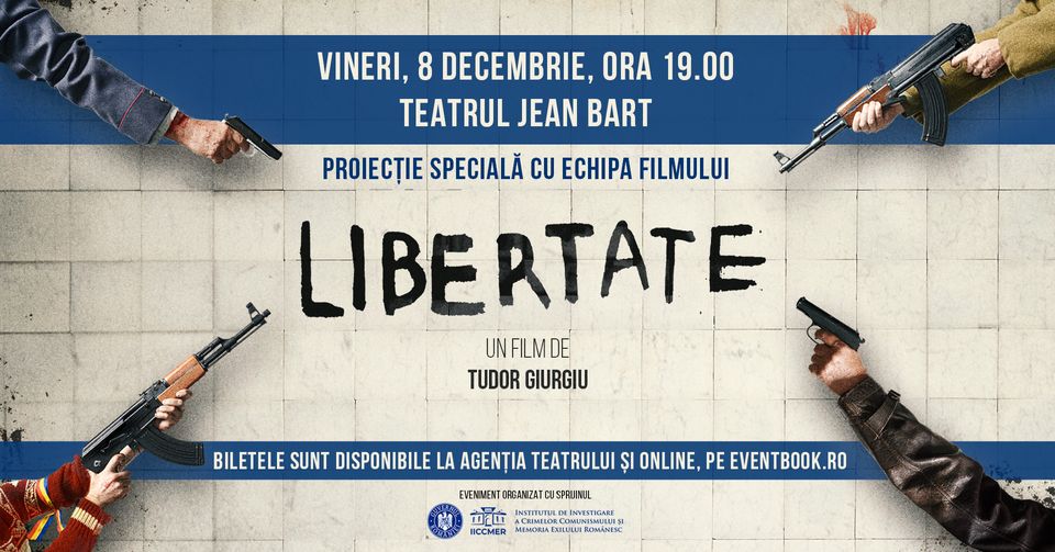 TULCEA: Proiecție specială de film la Teatrul „Jean Bart”, în seara de vineri, 8 decembrie