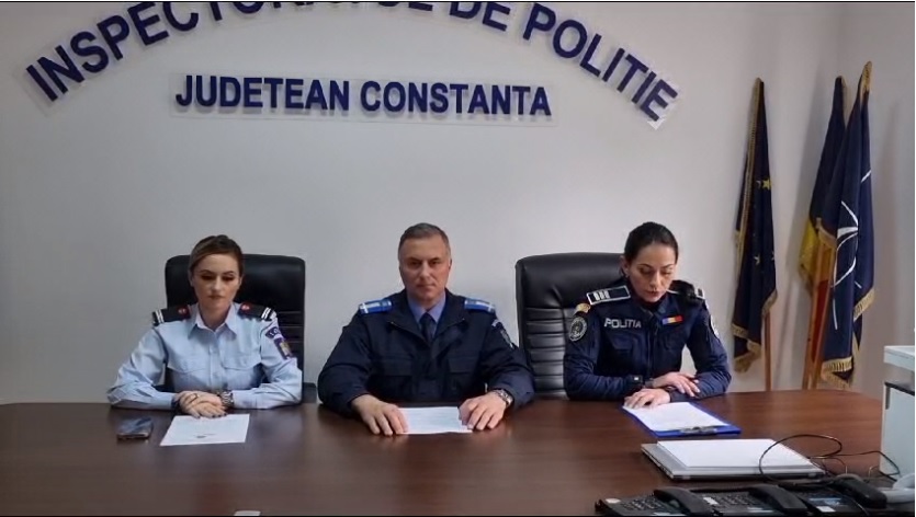 Judeţul Constanţa: Peste 180 de poliţişti au acţionat în această minivacanţă. Au reţinut 32 de permise de conducere şi au efectuat o percheziție într-un dosar penal de furt calificat