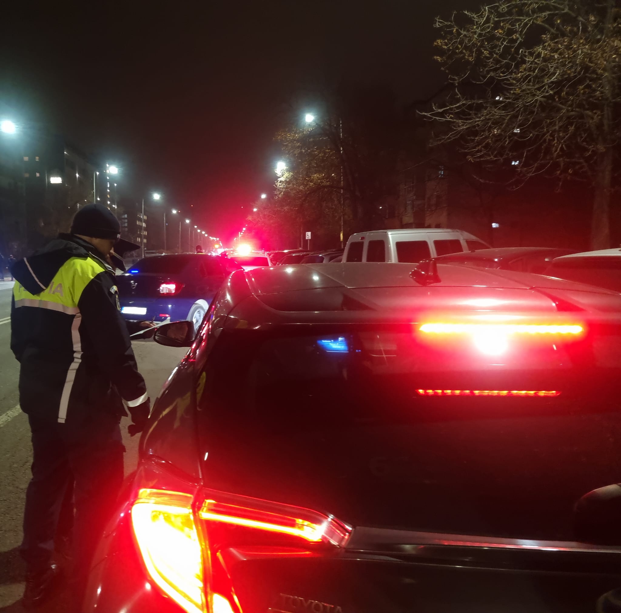Razie în Năvodari – un șofer a fost prins beat la volan