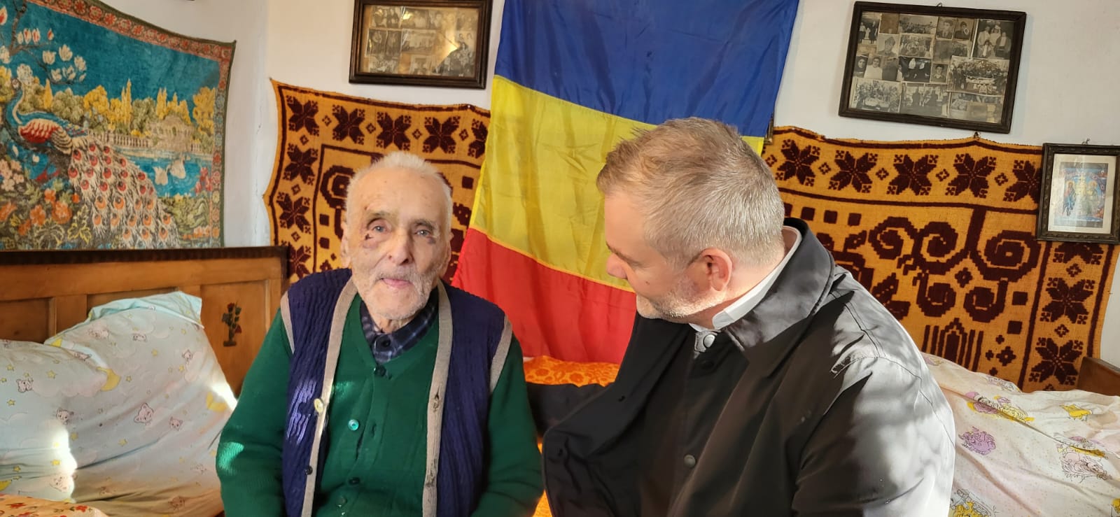 TULCEA: Veteranul de război, Alexandru Stanciu, a împlinit 100 de ani