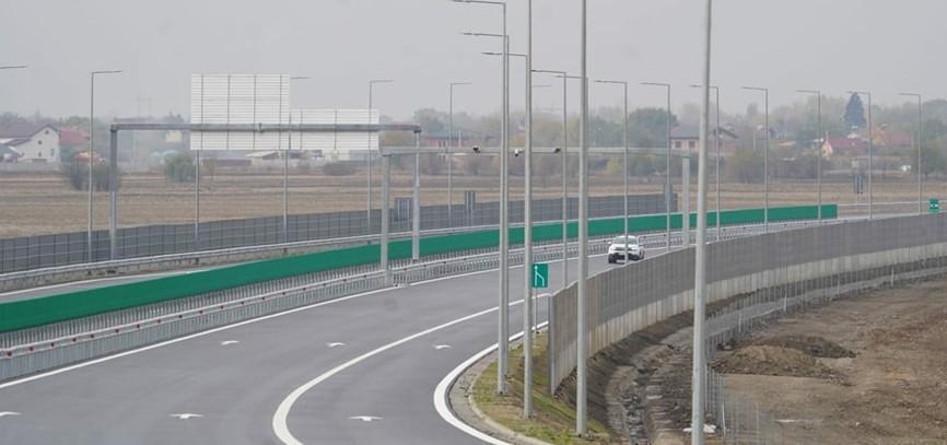 CNAIR: Încă un tronson din A0 Sud se deschide circulației
