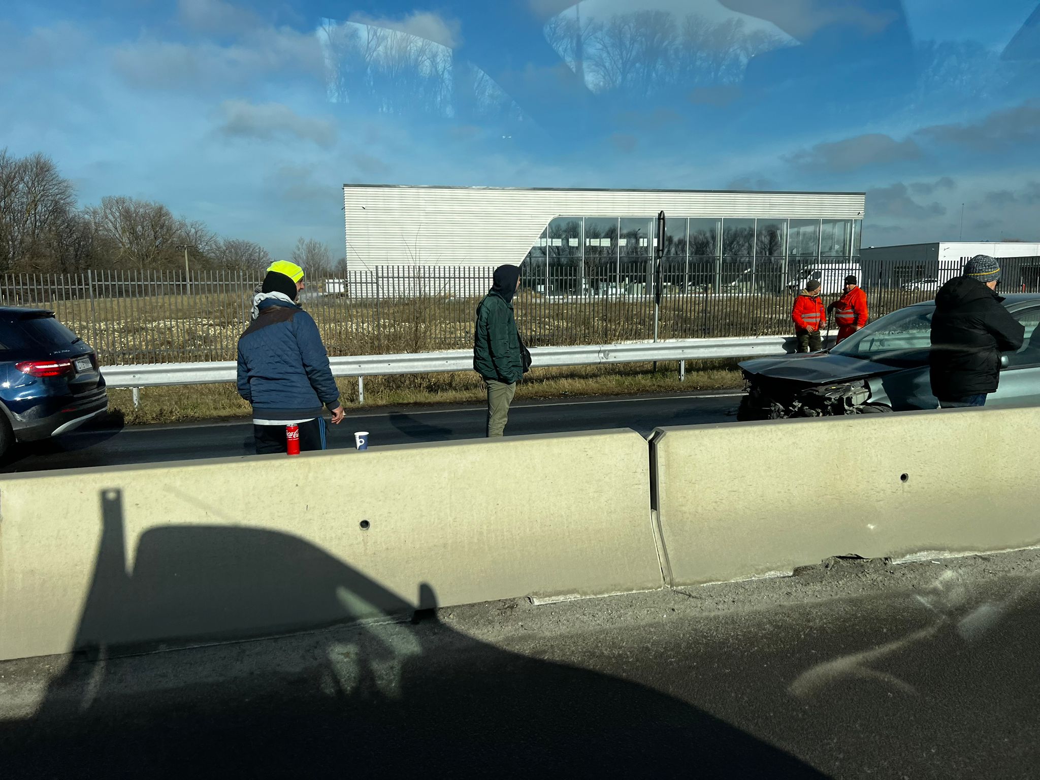 Un autoturism s-a răsturnat la intrare în Valu lui Traian