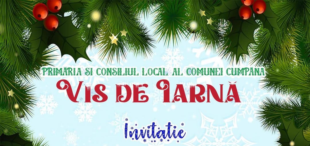 CUMPĂNA: Concert de colinde și inaugurarea patinoarului, la deschiderea Parcului „Vis de iarnă”
