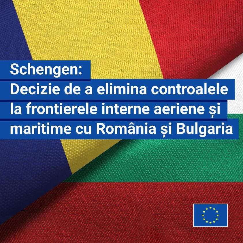 Liderii Uniunii Europene au felicitat sâmbătă România şi Bulgaria pentru aderarea la Schengen cu frontierele maritime şi aeriene