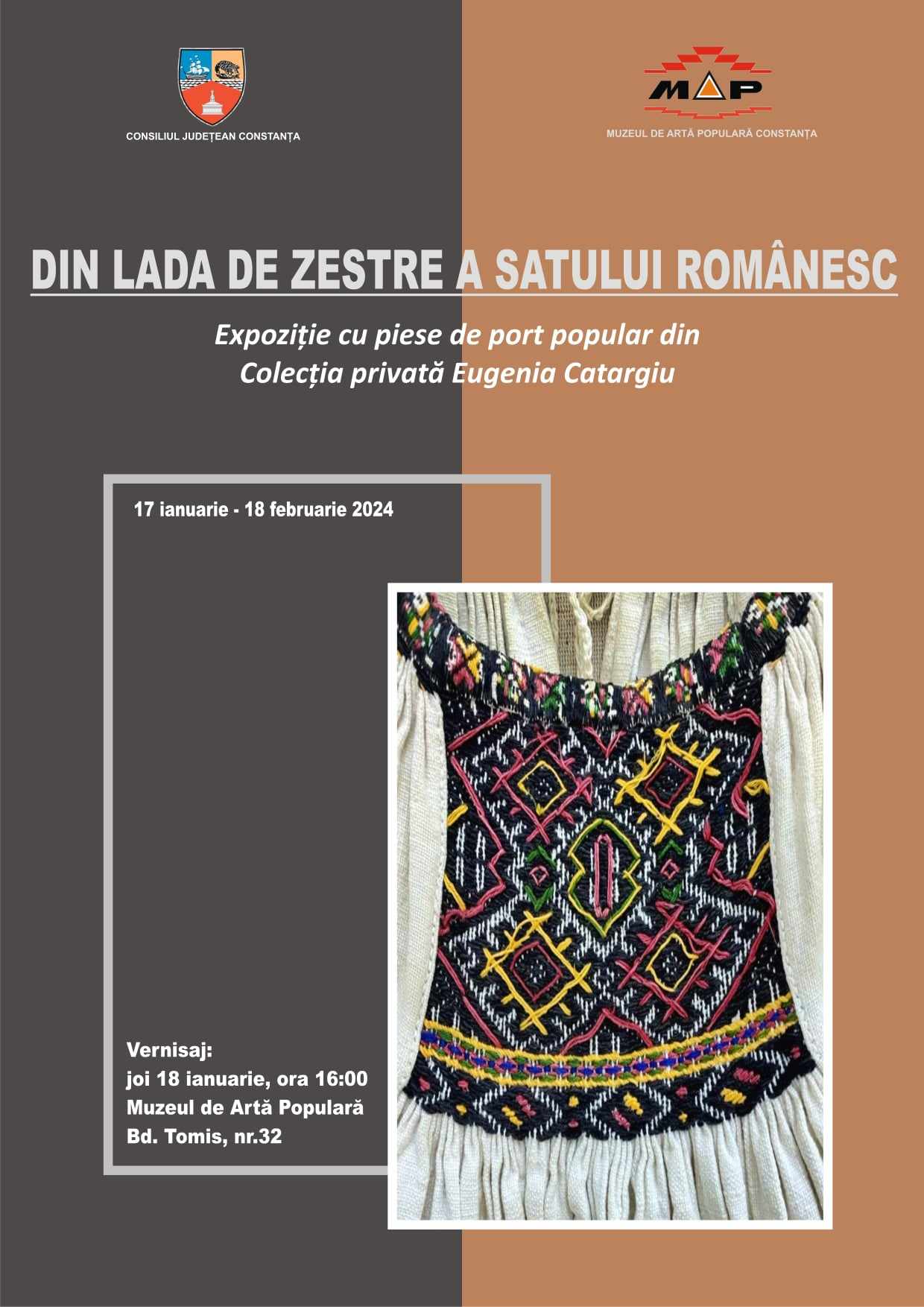 Expoziția „Din lada de zestre a satului românesc”, la Muzeul de Artă Populară Constanţa