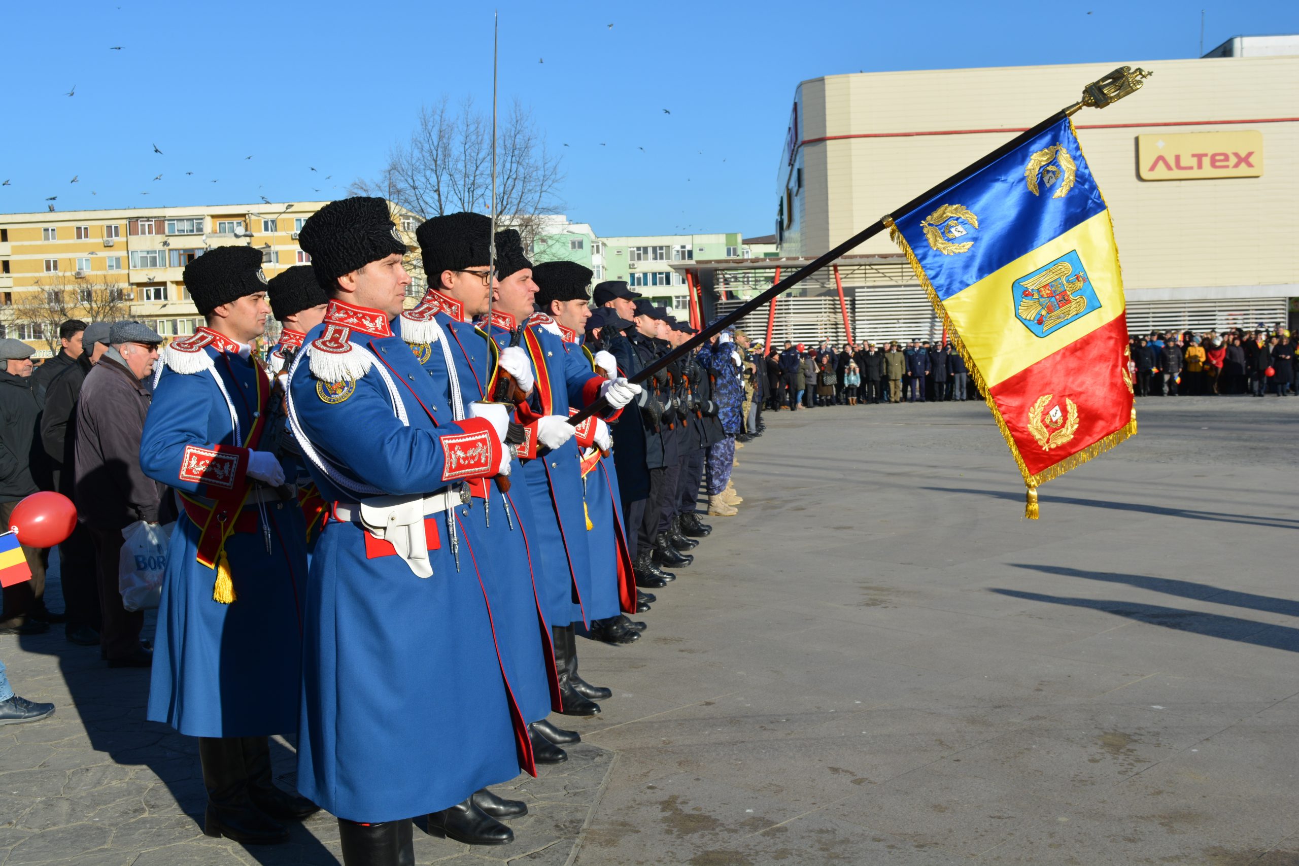 Jandarmeria Tulcea, prezentă la manifestările organizate cu prilejul Zilei Unirii Principatelor Române