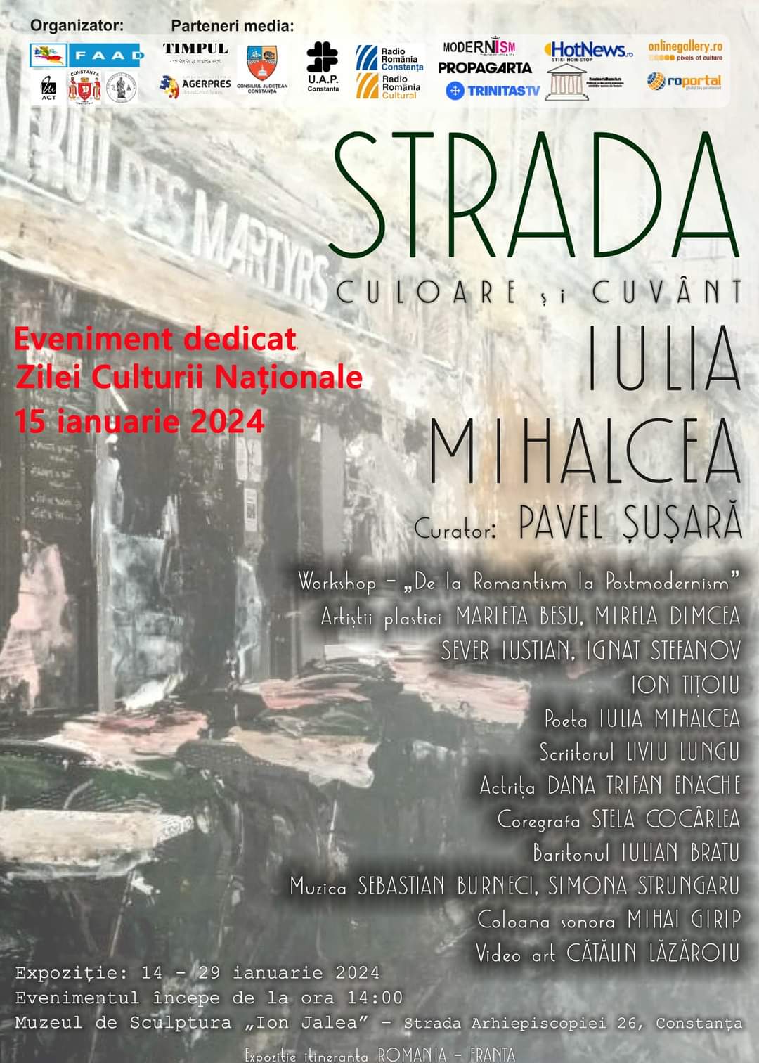 Muzeul de Artă din Constanţa celebrează Ziua Culturii Naţionale printr-o serie de activităţi
