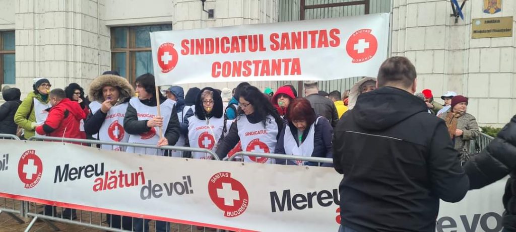 proteste - foto - SANITAS Constanta