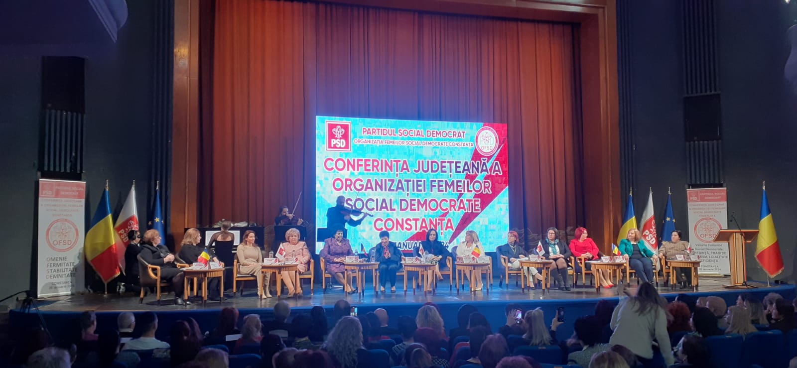 Primarul comunei Cumpăna, Mariana Gâju, rămâne la conducerea Organizației Județene a Femeilor Social-Democrate