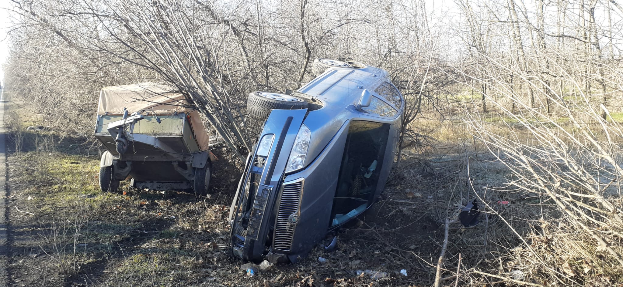 O persoană a fost rănită în urma unui accident produs la ieşire din Tuzla