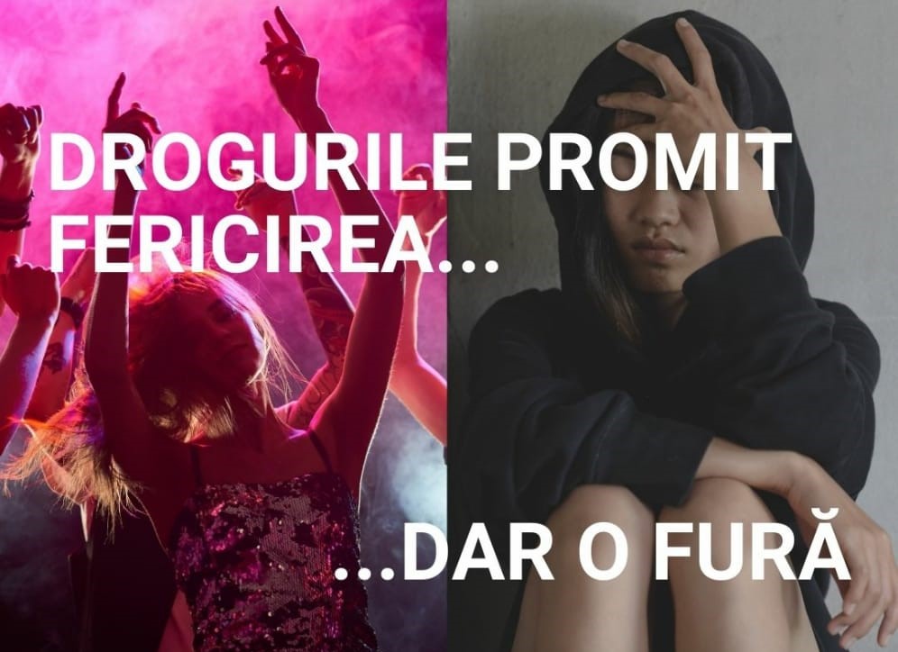 „Drogurile promit fericirea. Dar o fură!” – campanie antidrog în rândul tinerilor instituționalizați