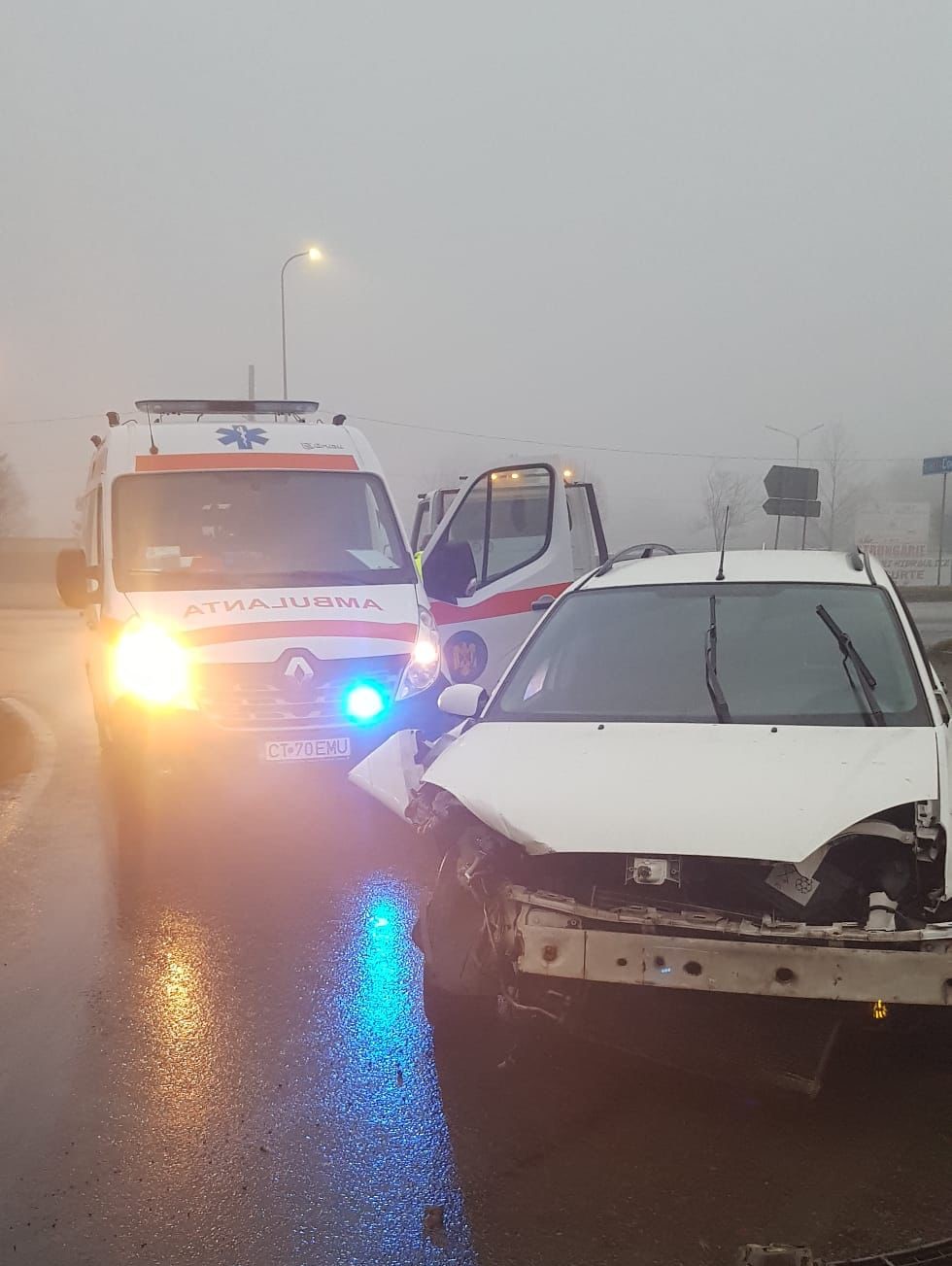 Județul CONSTANȚA: Trei accidente rutiere, de la finalul anului și până în această dimineață
