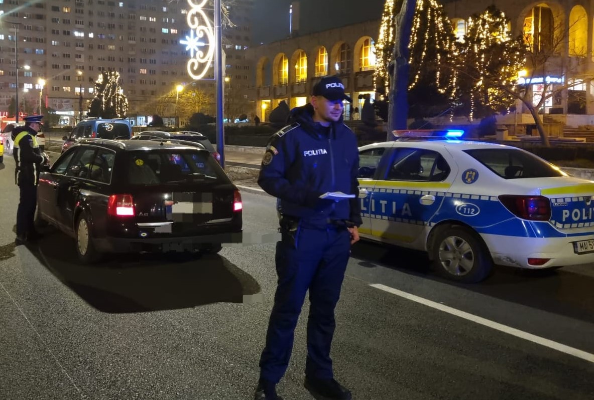 Acțiunea „Blocada”: Amenzi de 114.000 de lei și 18 șoferi constănțeni lăsați pietoni. Un minor, prins la volan fără drept, s-a ales cu dosar penal