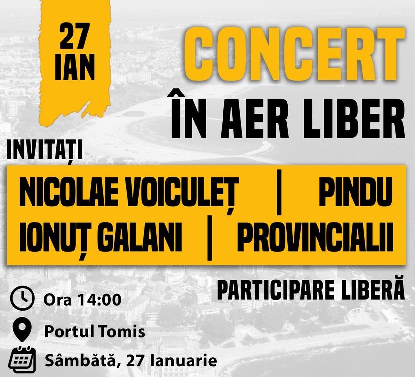 CONSTANȚA: AUR își lansează candidatul la Primăria Constanța, printr-un spectacol în Portul Tomis