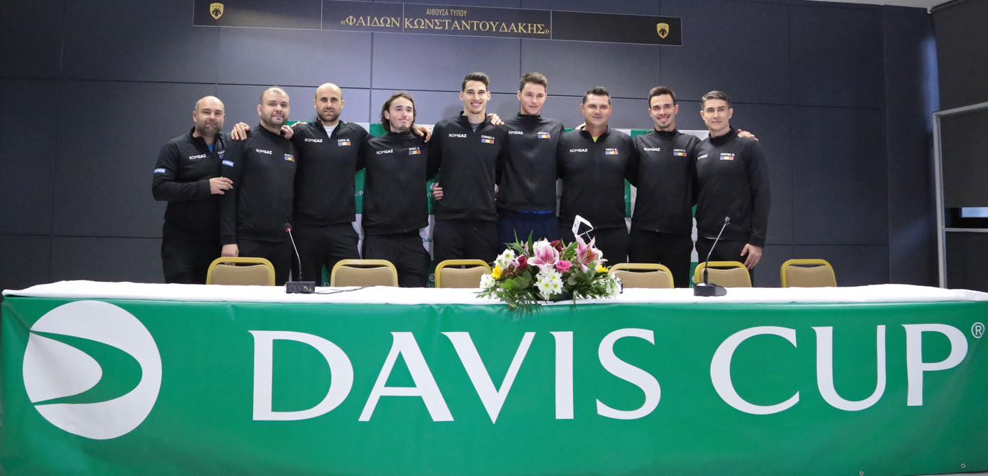 Grecia și România se întâlnesc în Cupa Davis
