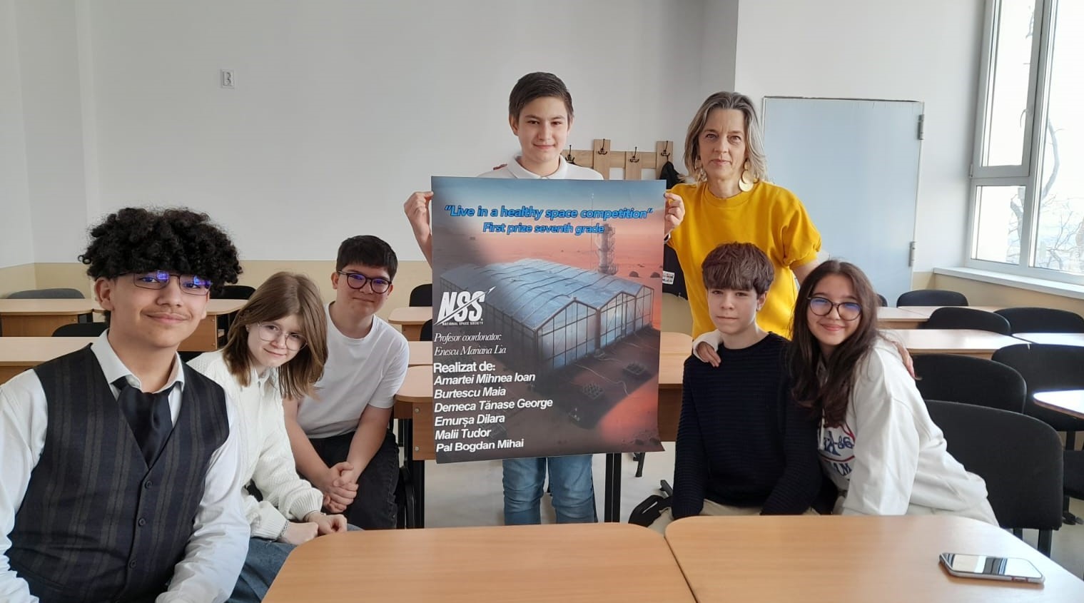 AUDIO | Spre spațiu, fără bariere, pentru elevii constănțeni ai Liceului Teoretic „Traian”, câștigătorii competiției internaționale NSS