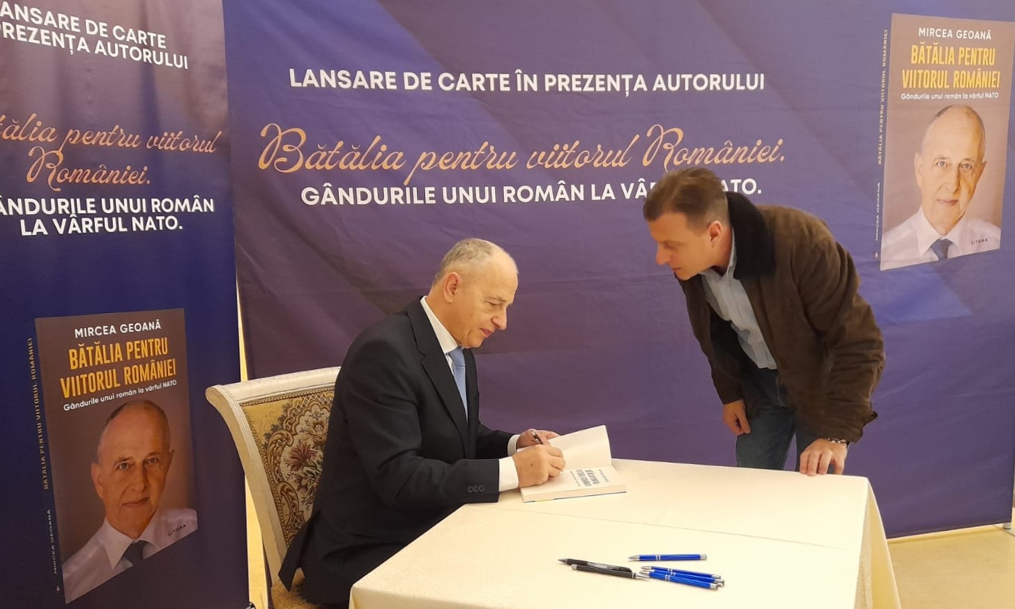 Mircea Geoană, al doilea om din NATO, și-a lansat, la Constanța, cartea „Bătălia pentru viitorul Românei”