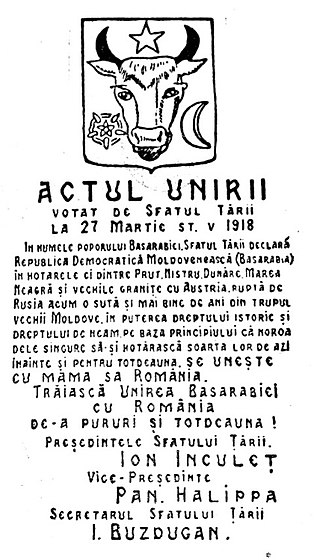 27 martie – Ziua Unirii Basarabiei cu România