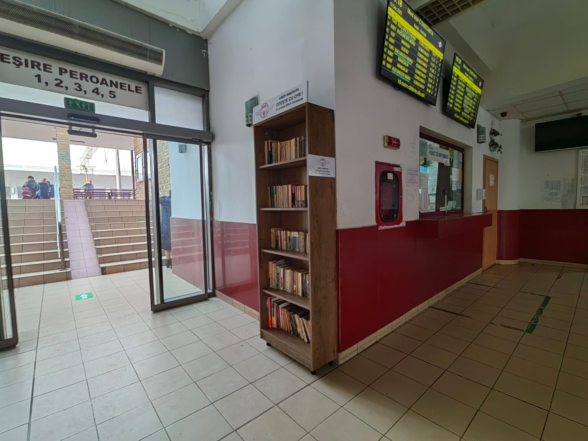 “Biblioteca din Gară”, un nou proiect al CFR Infrastructură Constanţa