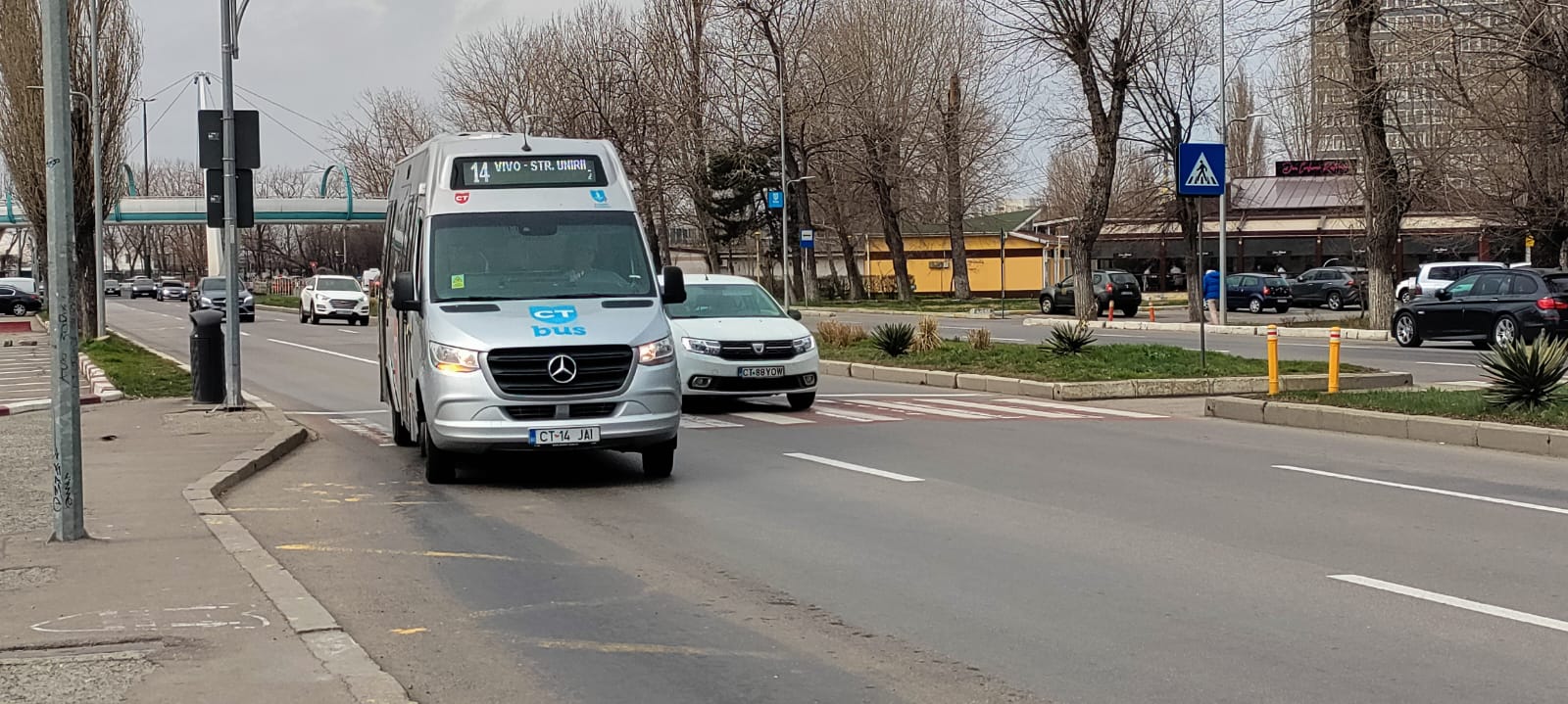 CONSTANȚA: Traseul microbuzelor de pe linia 14 este deviat