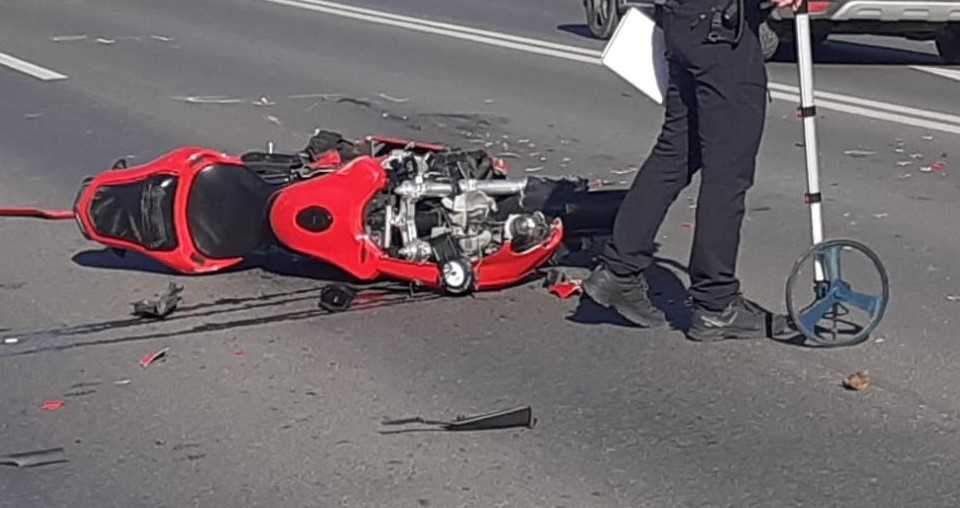 MEDGIDIA: Accident rutier, soldat cu rănirea gravă a unui motociclist