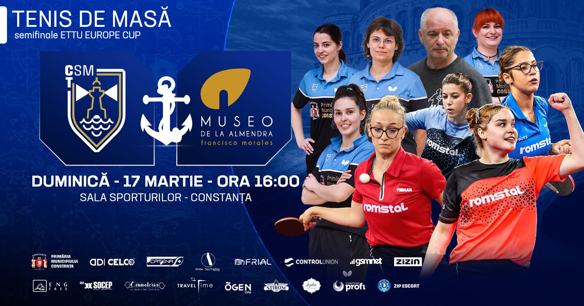 CSM Constanța vrea să facă duminică, pasul spre finala ETTU Europe Cup