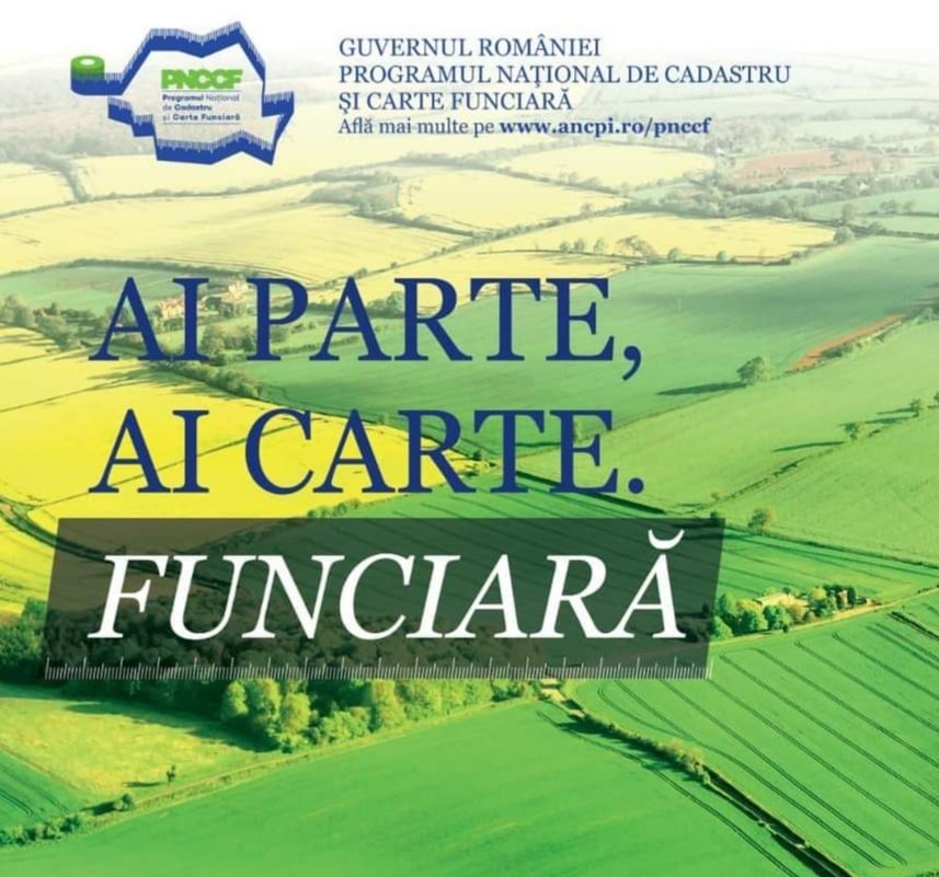 Peste 7.500 de proprietăți din comuna Mircea Vodă, județul Constanța, au fost înregistrate în evidențele de cadastru și carte funciară, gratuit