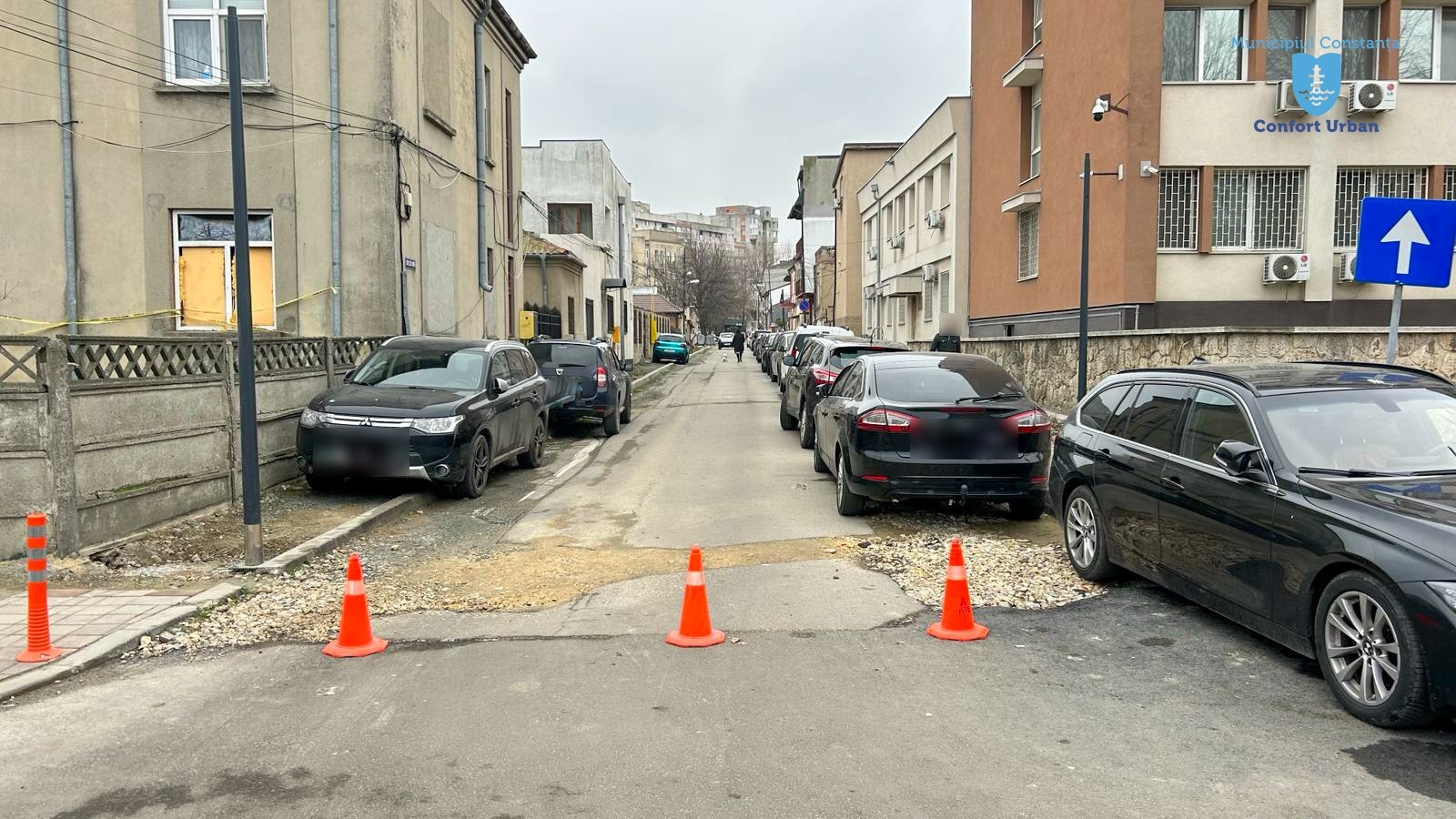 CONSTANȚA: Atenție, șoferi! Un tronson din strada Cuza Vodă este închis pentru reabilitare!