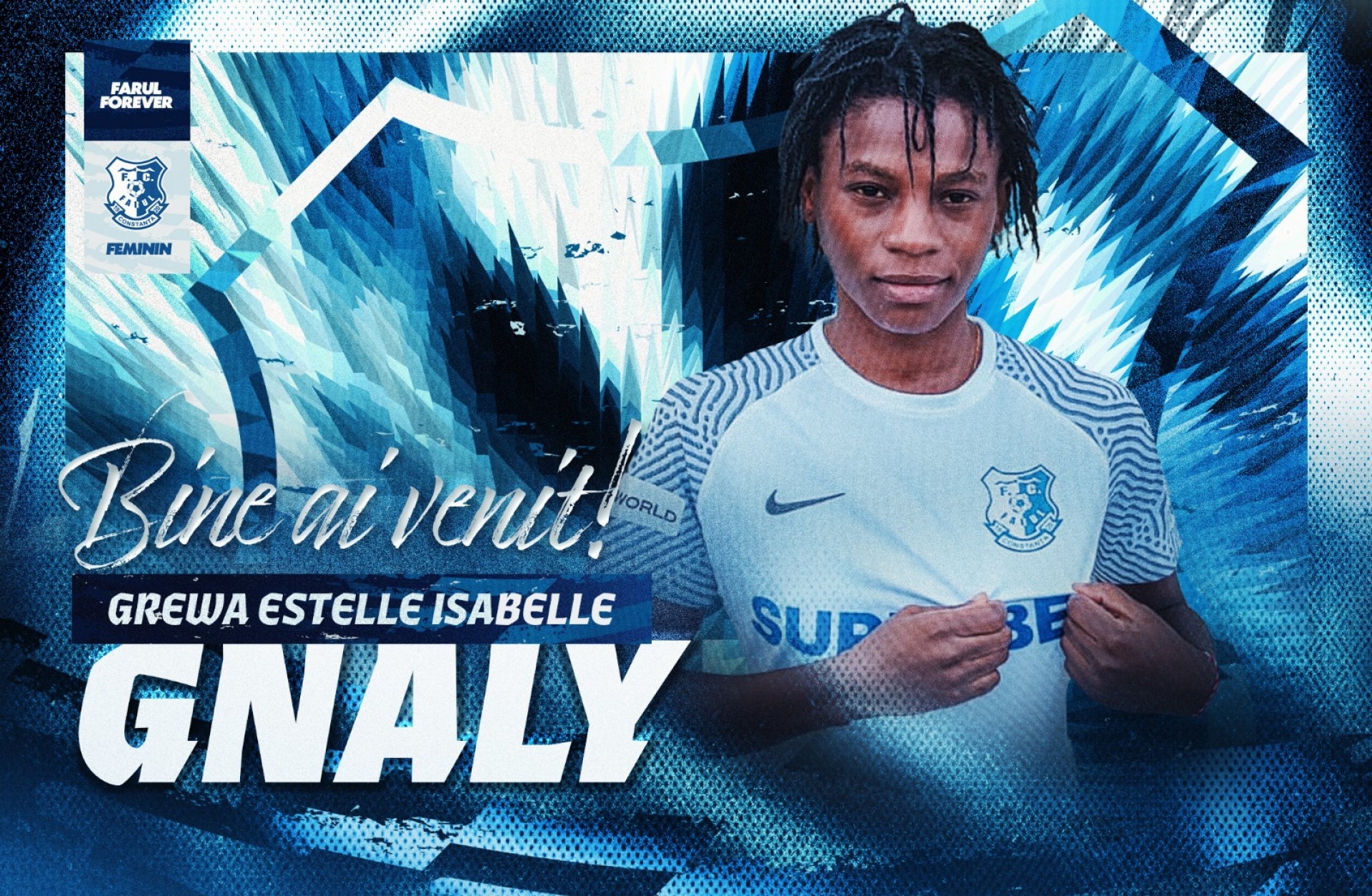Un nou transfer la echipa de fotbal feminin Farul, jucătoarea ivoriană Estelle Gnaly