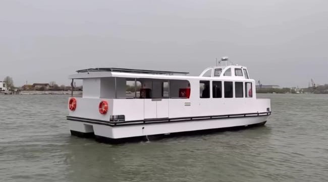 TULCEA: Navă pentru transportul pasagerilor către Tudor Vladimirescu, din fonduri europene