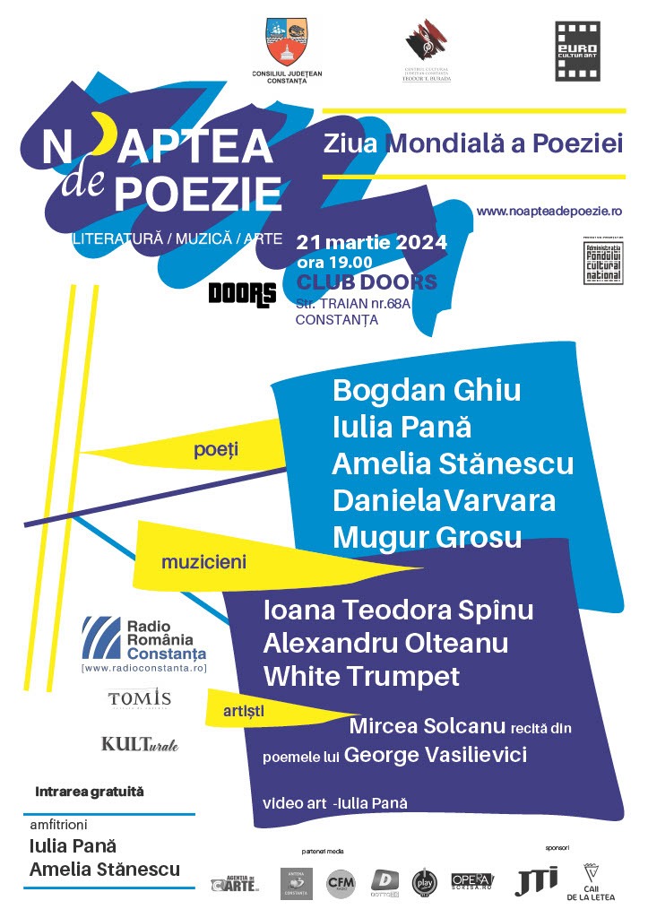 De Ziua Mondială a Poeziei, Cetatea Tomisului se transformă în Cetatea Versurilor
