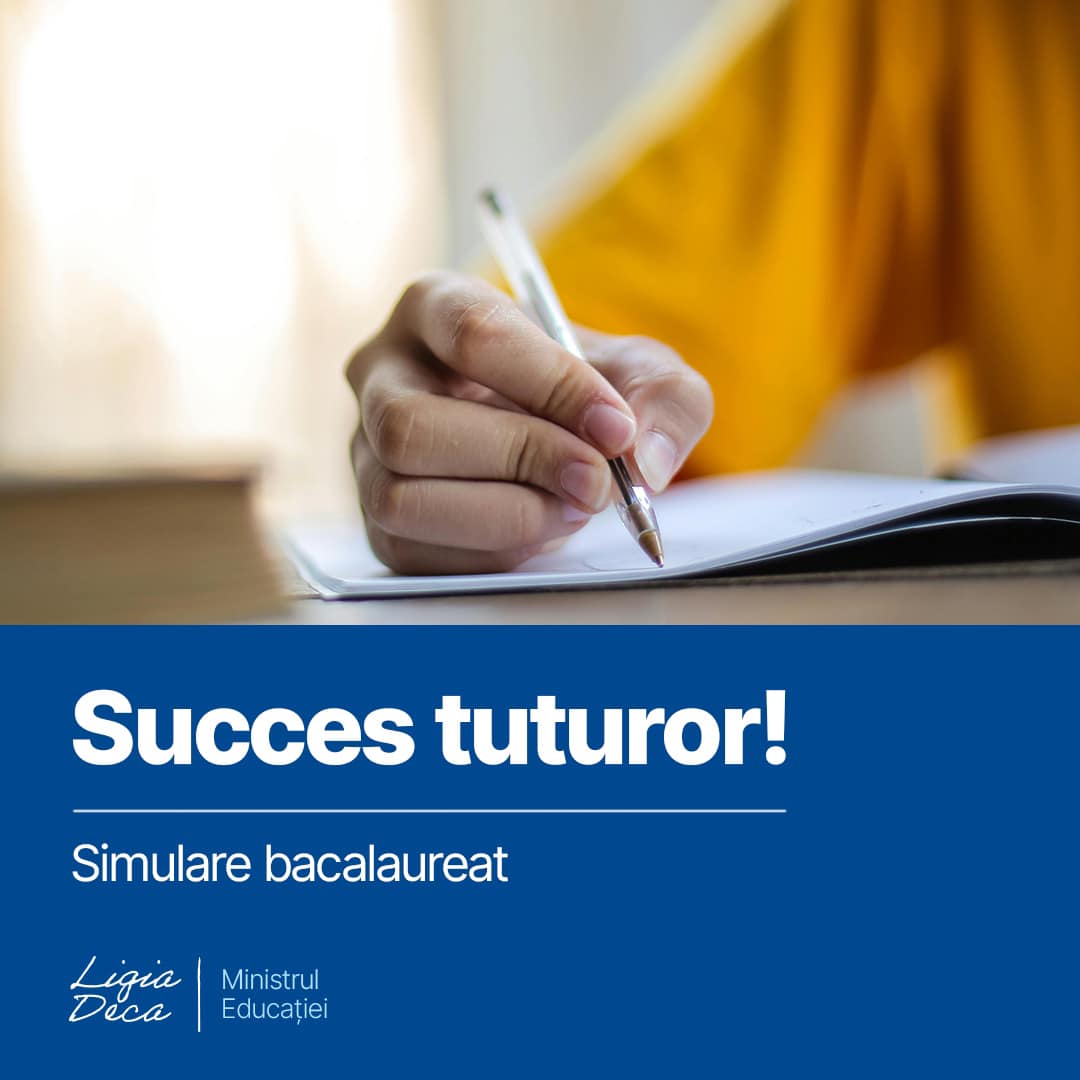 Începe simularea examenului de Bacalaureat