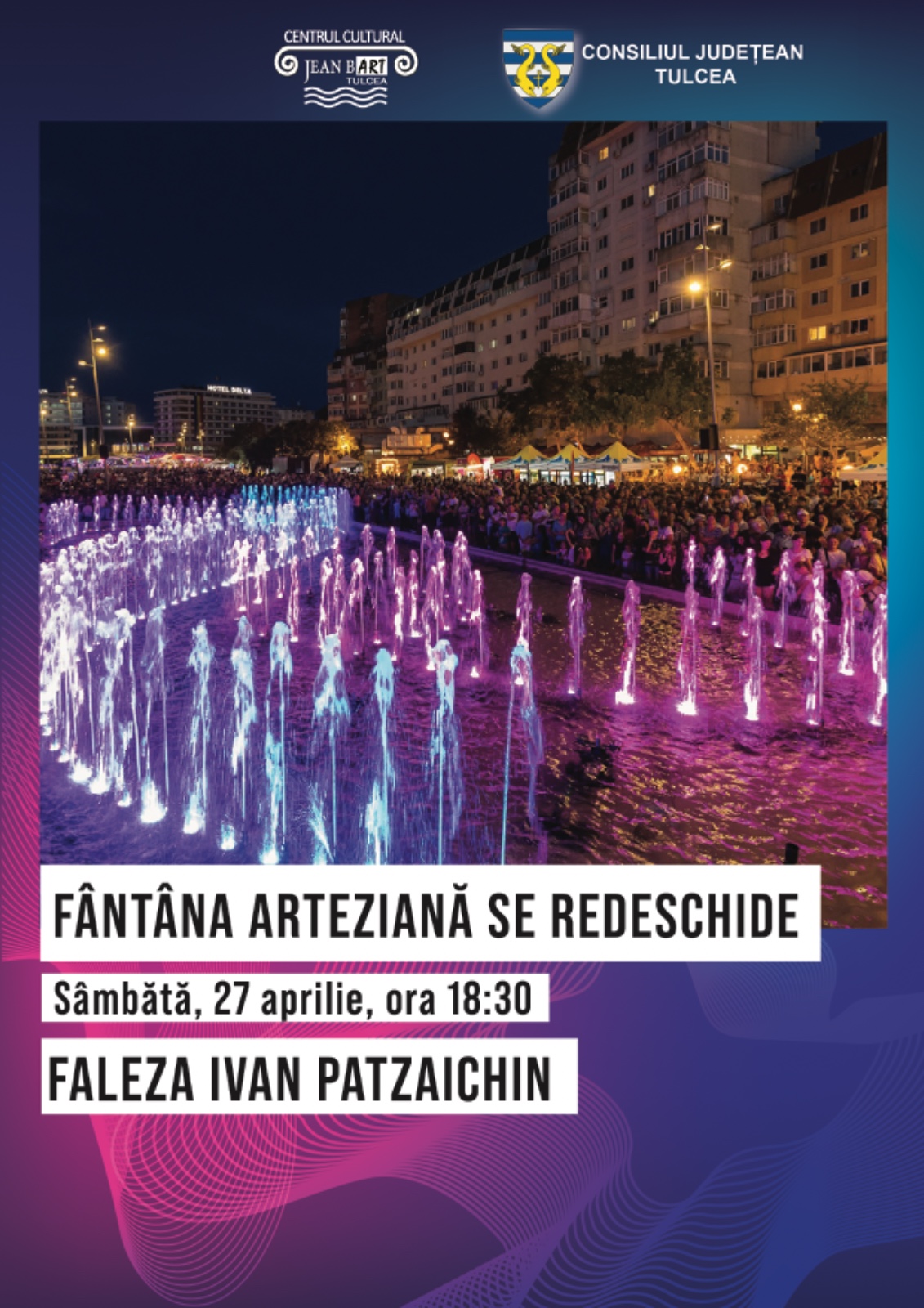 TULCEA: Se redeschide fântâna arteziană de pe Faleza Ivan Patzaichin