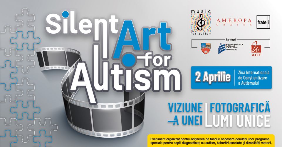 Silent Art for Autism: Viziune Fotografică Asupra Unei Lumi Unice, expoziţia care marchează, la Constanţa, Ziua Mondială de Conștientizare a Autismului