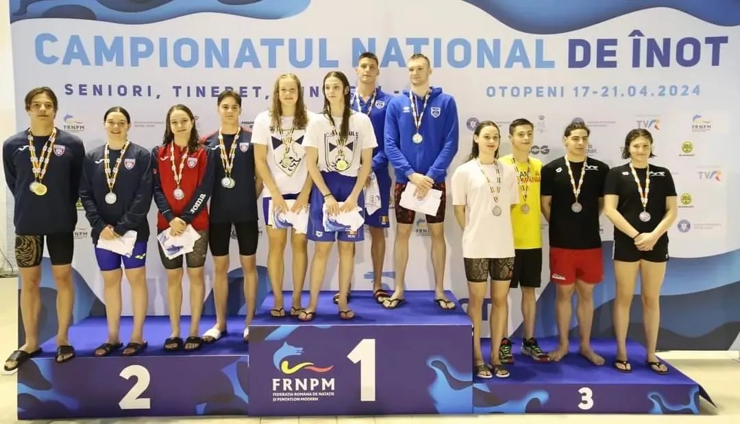 Aur, argint și bronz pentru sportivii constănțeni participanți la CN de înot 2024