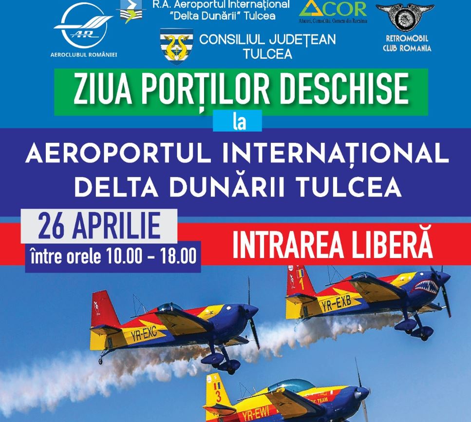 TULCEA: Ziua Porților Deschise la Aeroportul „Delta Dunării“