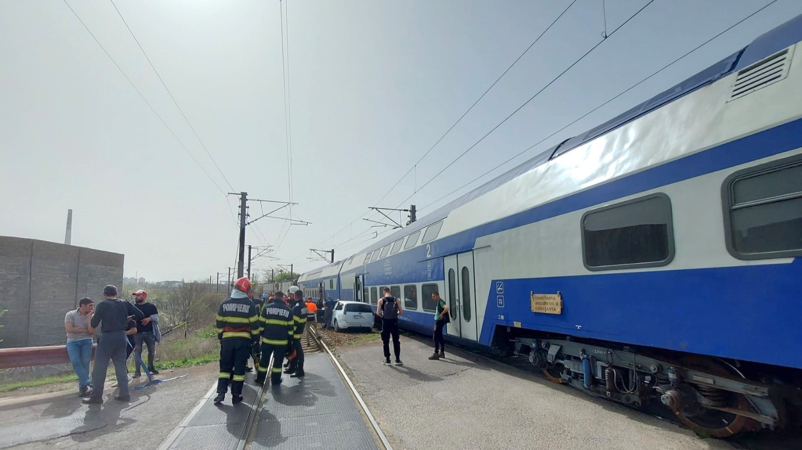 Un accident feroviar s-a produs în Constanţa