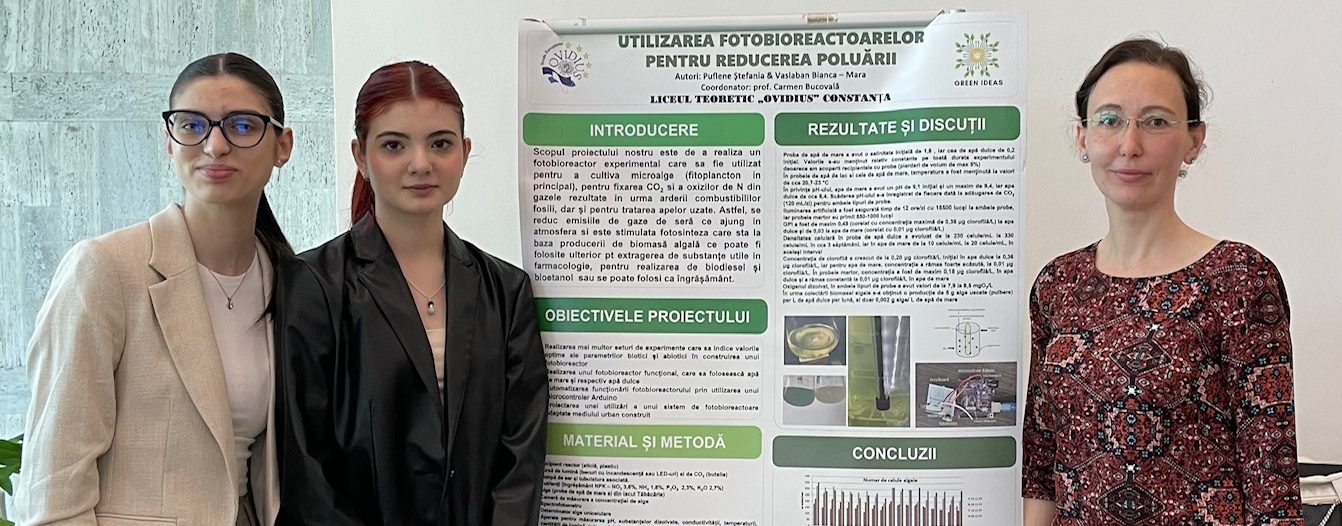 Două eleve de la Liceul Teoretic “Ovidius” au câștigat faza națională a competiției europene Climate Detectives, organizată de Agenția Spațială Europeană