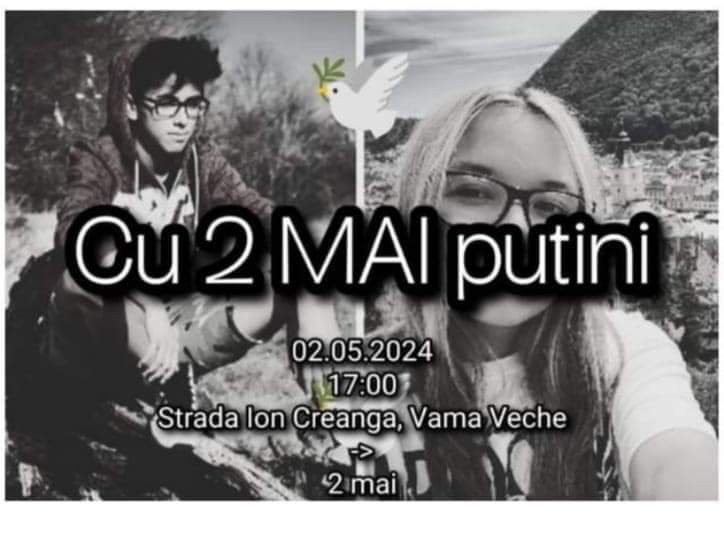 Marș al tăcerii din Vama Veche spre locul accidentului mortal din 2 Mai