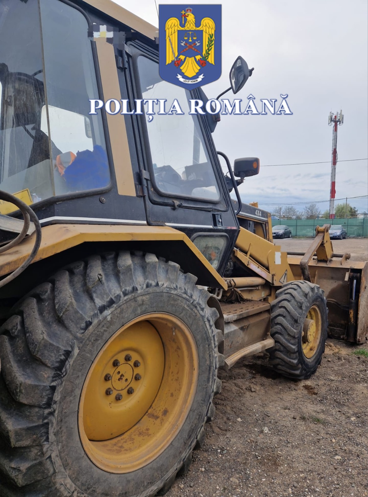 CONSTANȚA: Bărbat cercetat penal după ce a condus, beat și fără permis, un buldoexcavator