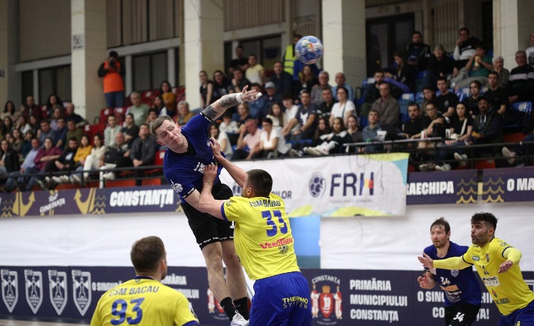 CSM Constanța a învins-o pe CSM Bacău și este pe locul 2 în Liga Zimbrilor
