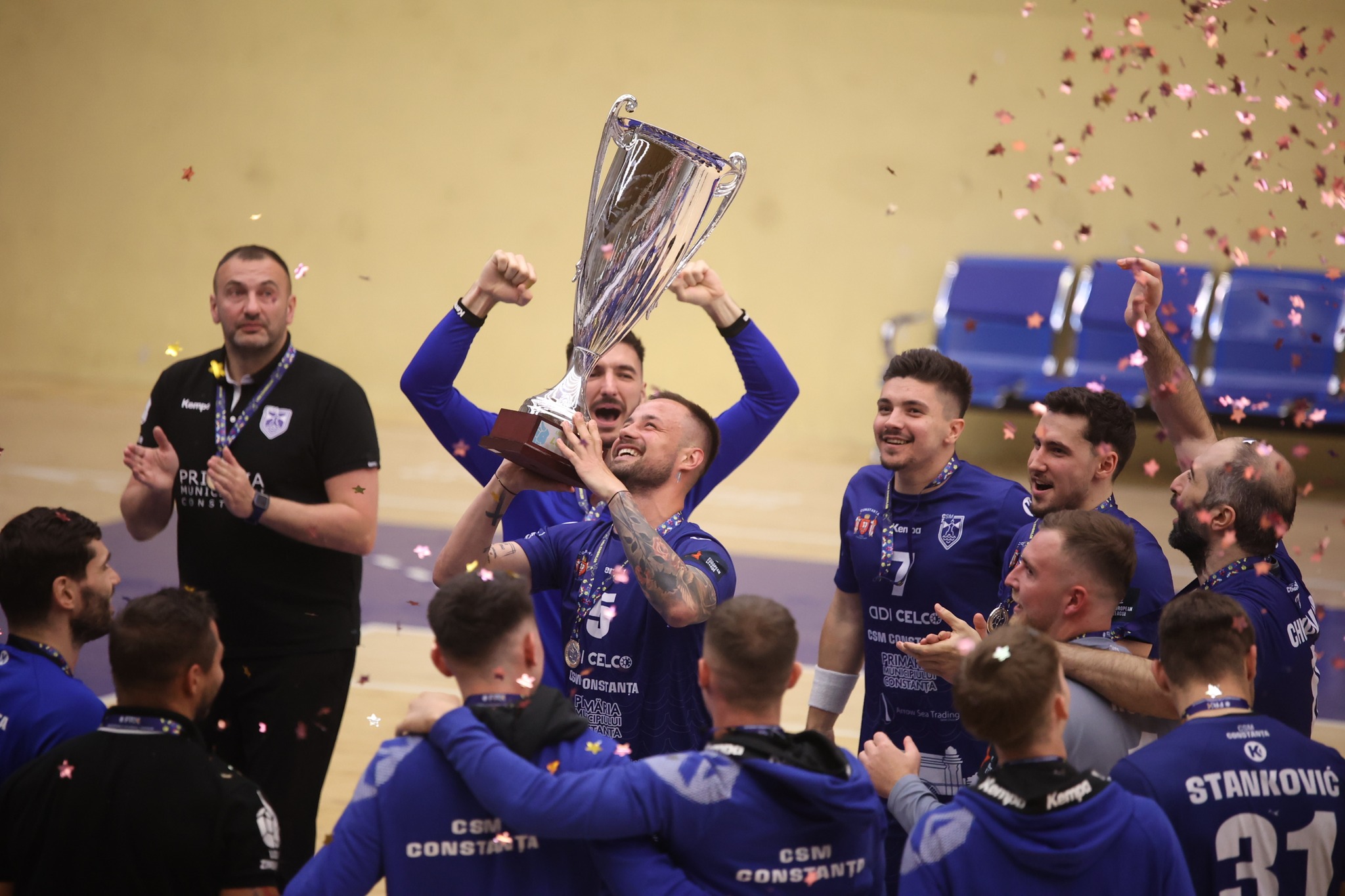 CSM Constanța este vicecampioană la handbal masculin în acest sezon