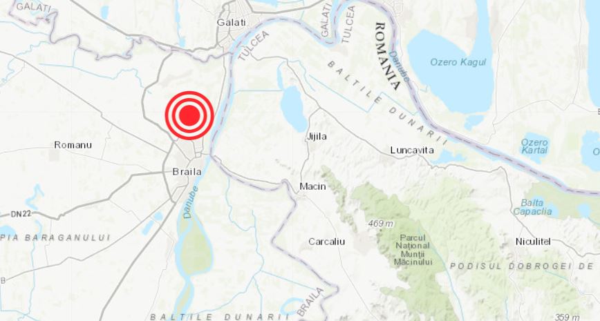 TULCEA: Activitate seismică intensă în sud-estul țării