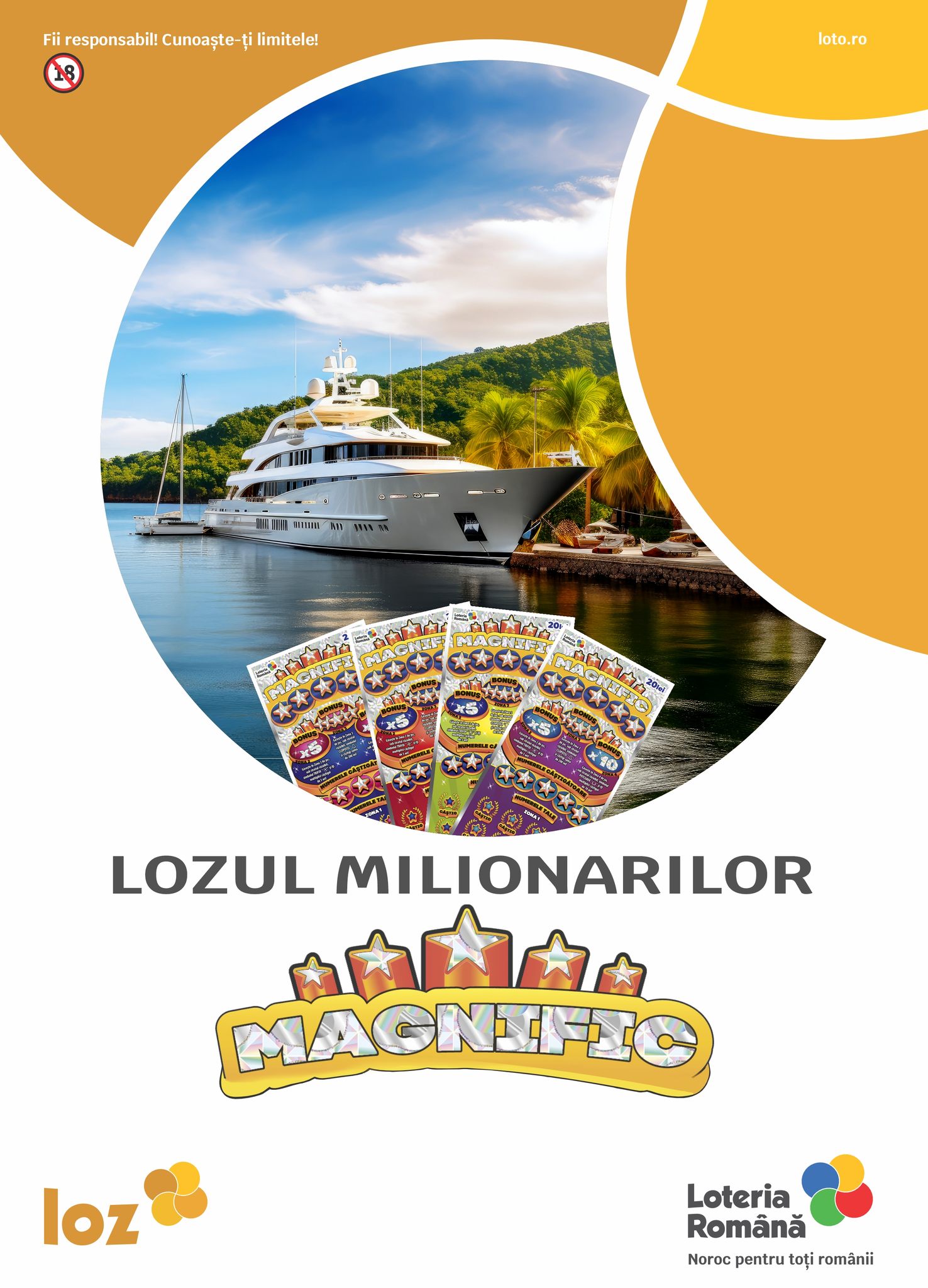 Loteria Română lansează lozul răzuibil Magnific 5.000.000 de lei