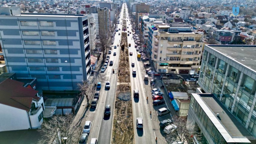 CONSTANȚA: Atenție, șoferi! Circulație restricționată parțial pe bulevardul Mamaia
