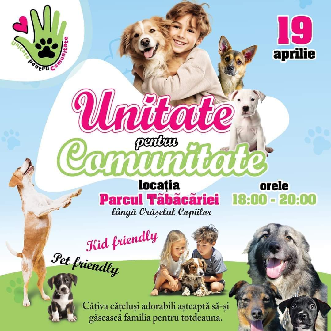 CONSTANȚA: Târg de adopții și jocuri interactive, într-un eveniment dedicat iubitorilor de animale
