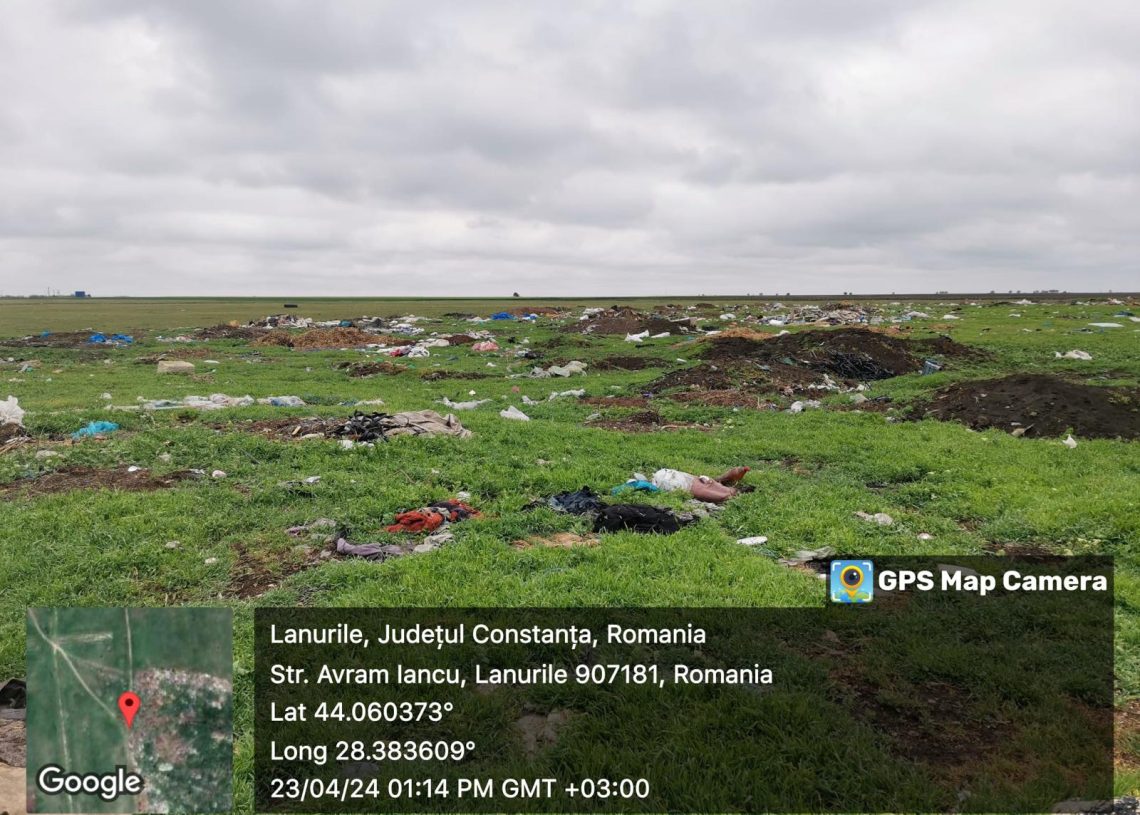 Județul CONSTANȚA: Primărie amendată cu 50.000 de lei pentru că nu a salubrizat terenurile
