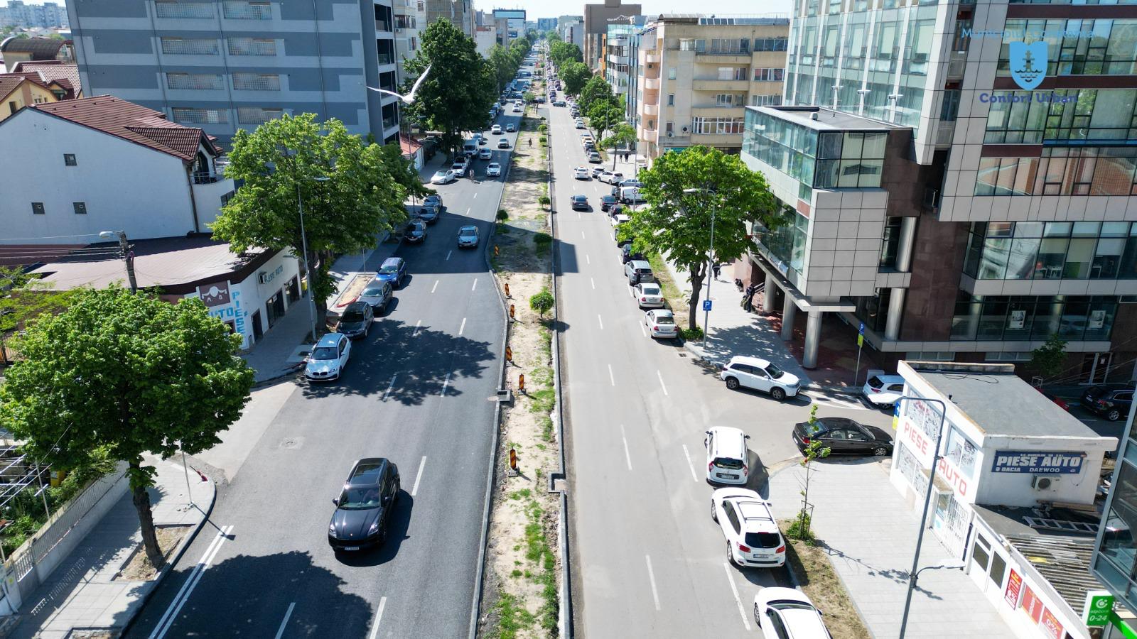 CONSTANȚA: Restricții TOTALE de trafic pe o porțiune din bulevardul Mamaia