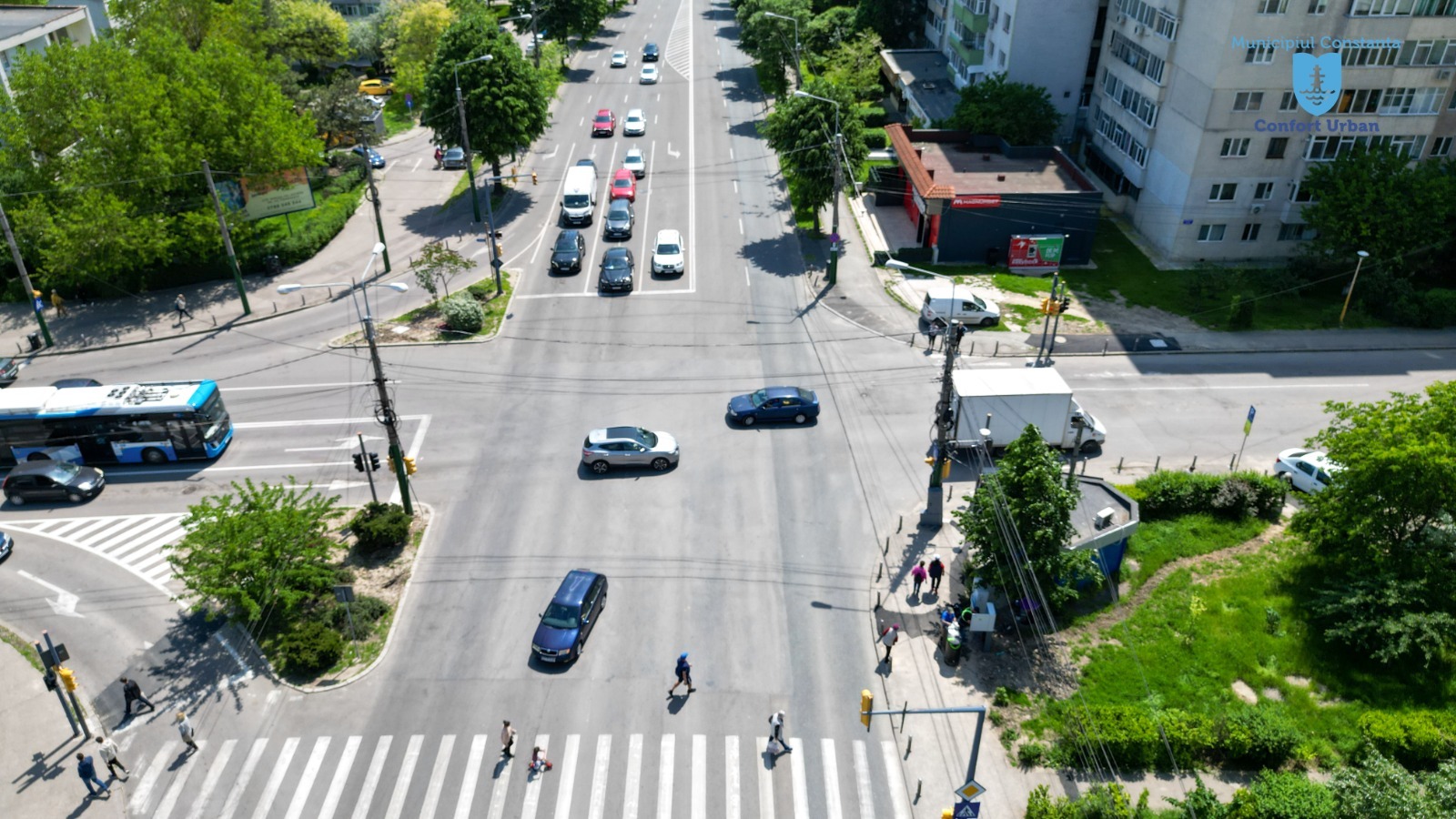 CONSTANȚA: Se oprește TOTAL semaforizarea din intersecția bulevardului Tomis cu strada Tulcea