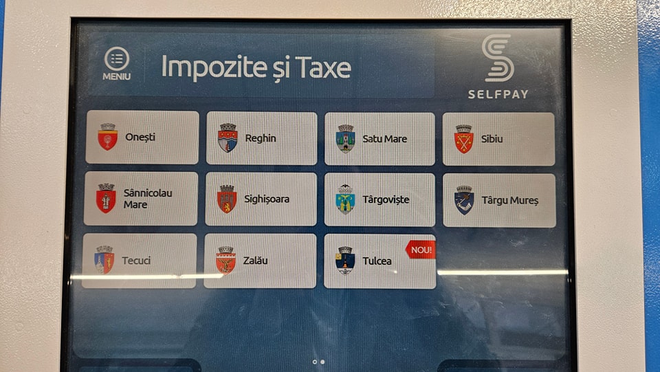 TULCEA: O nouă funcționalitate în procesul de digitalizare a primăriei. Plată prin Self Pay